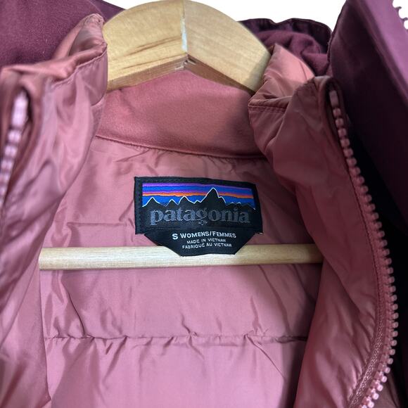 Patagonia NEW Tres 3 in 1 Parka Chicory Red Rosehip Small Waterproof and Down - Picture 13 of 16